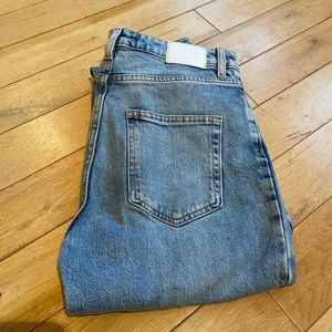 Zara Split Hem Jeans